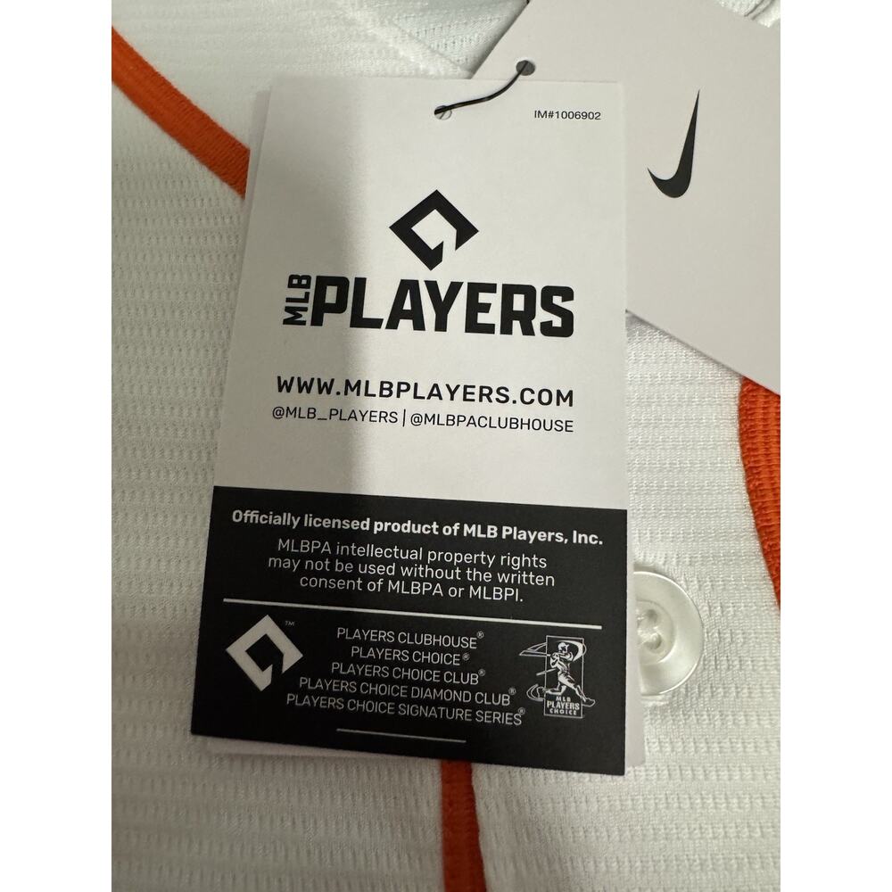 NWT Men’s Nike Houston Astros Yordan Álvarez Home Replica Jersey XXL White 2X - Picture 6 of 12